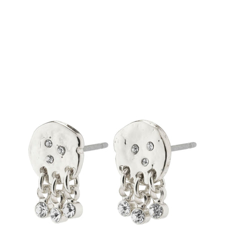 Pilgrim Breathe Silver Small Stud Earrings