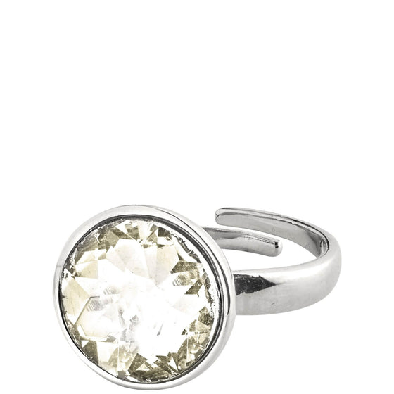 Pilgrim Callie Silver Crystal Ring