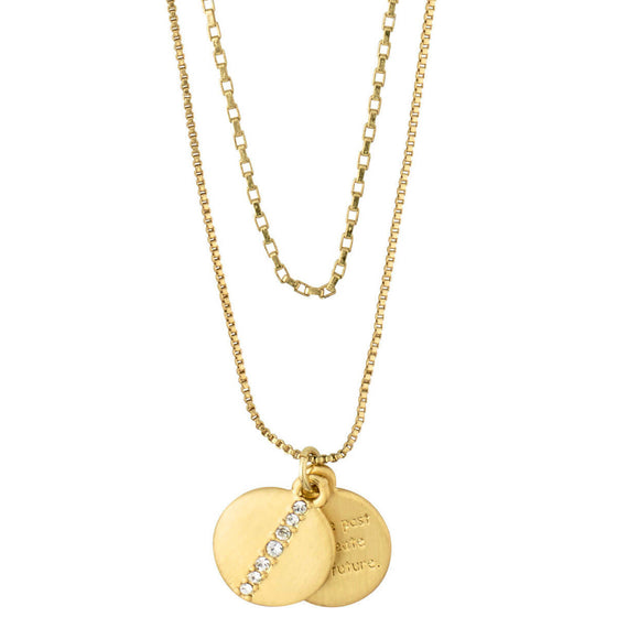 Pilgrim Casey Gold Small Coin Necklace