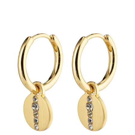 Pilgrim Casey Gold Small Huggie Hoop Earrings