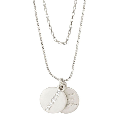 Pilgrim Casey Silver Small Coin Necklace