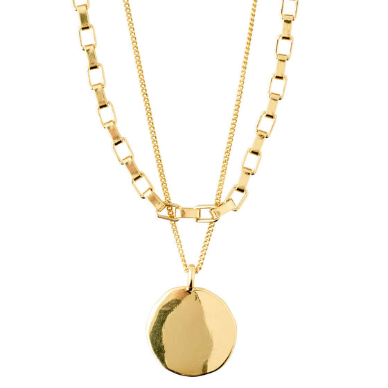 Pilgrim Clarity Gold Cable Chain Necklace