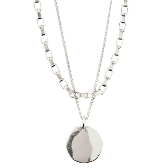 Pilgrim Clarity Silver Cable Chain Necklace