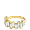 Pilgrim Create Gold Crystal Ring