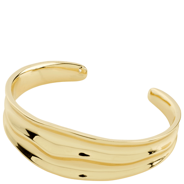Pilgrim Dreams Wavy Gold Bangle