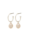 Pilgrim Eila Pearl Silver Drop Earrings