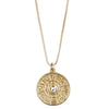 Pilgrim Fia Gold Zodiac Necklace