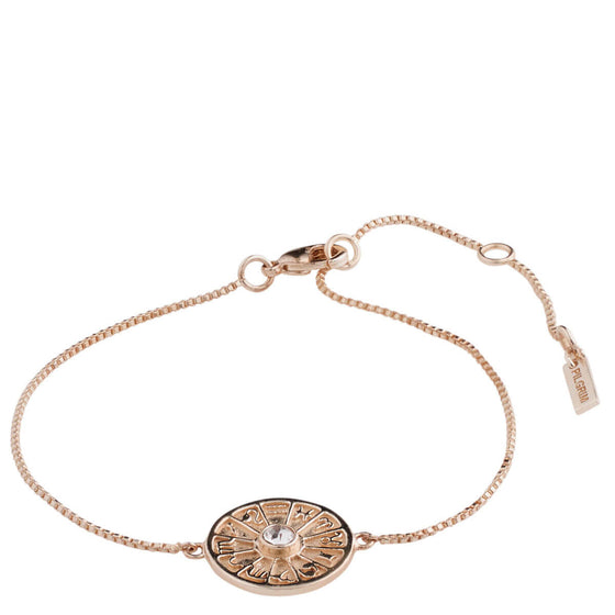 Pilgrim Fia Rose Gold Zodiac Bracelet