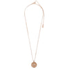 Pilgrim Fia Rose Gold Zodiac Necklace