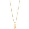 Pilgrim Freedom Gold Crystal Pendant Necklace