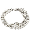Pilgrim Friends Chunky Curb Chain Silver Bracelet