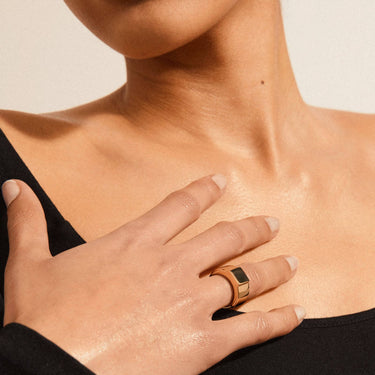 Pilgrim Friends Chunky Gold Ring