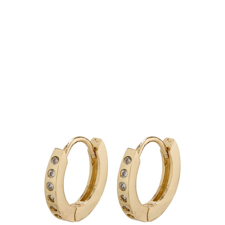 Pilgrim Gry Small Gold Hoop Earrings