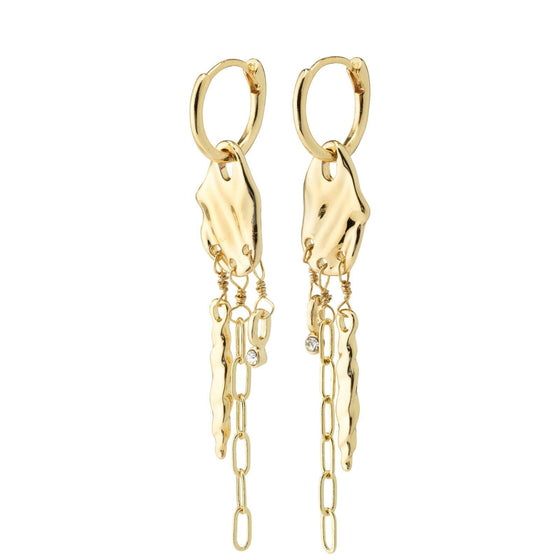 Pilgrim Hope Gold Dangle Earrings