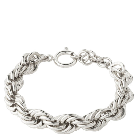 Pilgrim Horizon Twisted Bracelet - Silver
