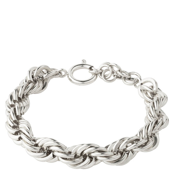 Pilgrim Horizon Twisted Bracelet - Silver 122126002