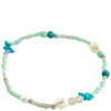 Pilgrim Indiana Bead Bracelet - Mint