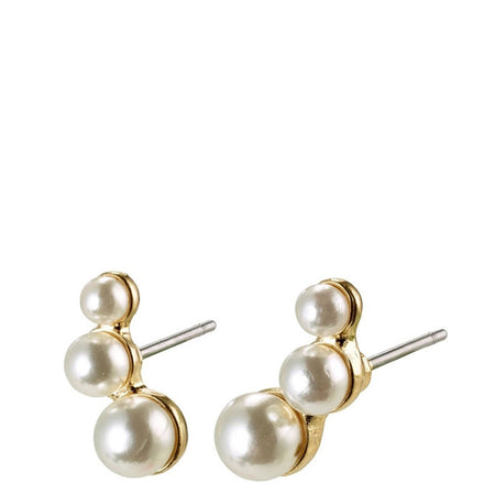 Pilgrim Johanna Gold Pearl Ear Crawler Earrings