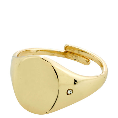 Pilgrim Julietta Gold Signet Ring