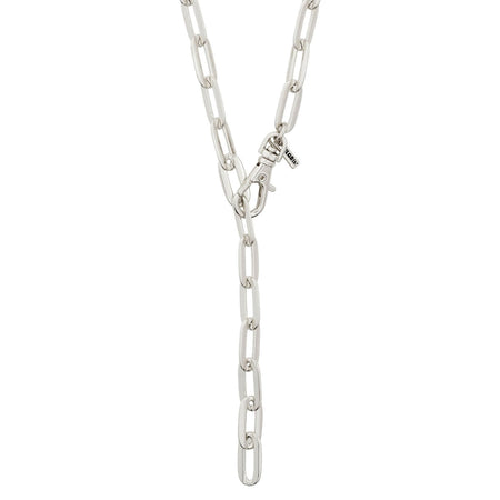 Pilgrim Kindness Cable Chain Silver Necklace