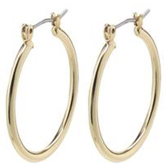 Pilgrim Layla Large Gold Hoop Earrings