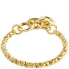 Pilgrim Learn Gold Braided Chain Bracelet