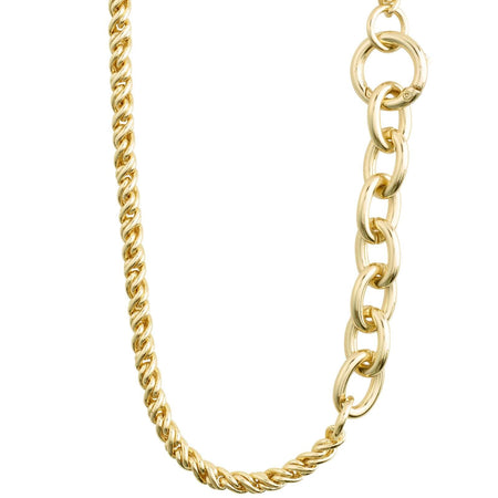 Pilgrim Learn Gold Braided Chain Necklace