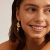 Pilgrim Learn Gold Drop Earrings