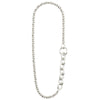 Pilgrim Learn Silver Braided Chain Necklace