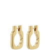 Pilgrim Live Gold Square Hoop Earrings