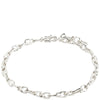 Pilgrim Live Silver Anklet