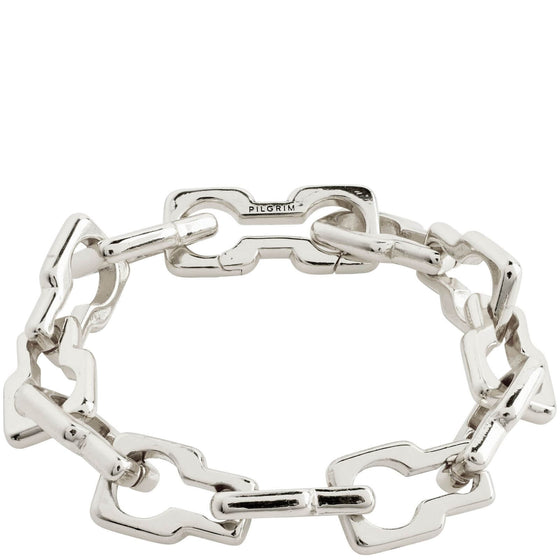 Pilgrim Live Silver Chunky Bracelet