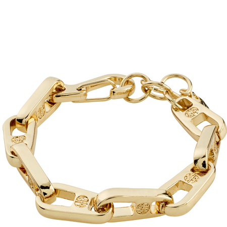 Pilgrim Love Gold Chunky Bracelet