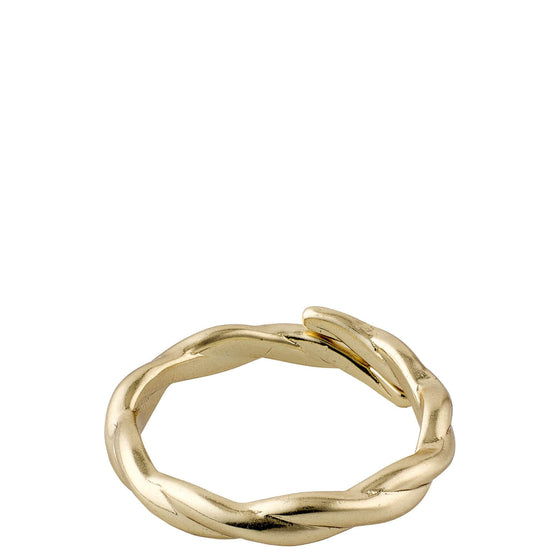 Pilgrim Stacking Rings Pilgrim LuLu Twirl Gold Stacking Ring