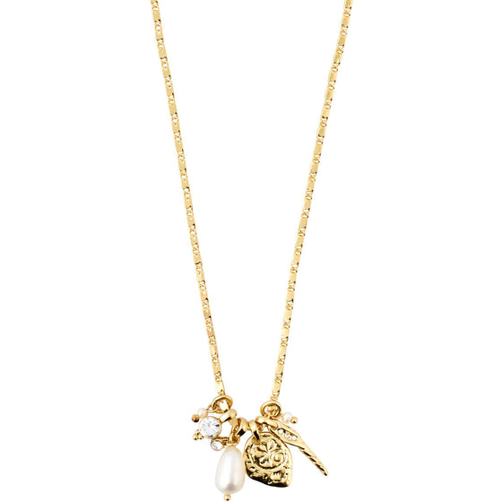 Pilgrim Morgan Gold Charm Necklace