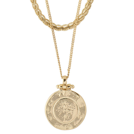 Pilgrim Women's Nomad Gold Coin Necklace