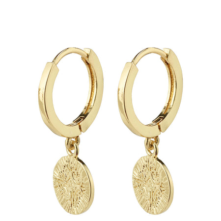 Pilgrim Nomad Small Hoop Earrings - Gold