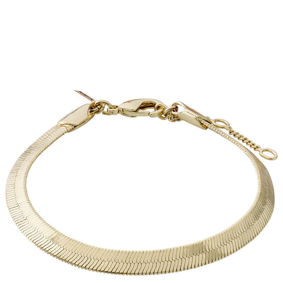 Pilgrim Noreen Gold Snake Bracelet