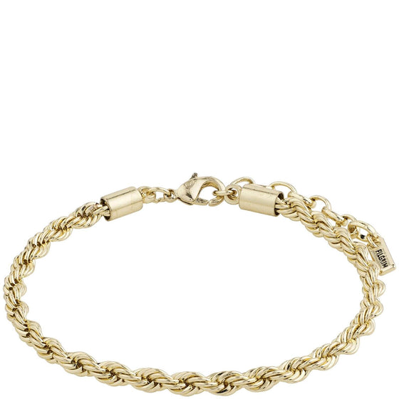 Pilgrim Pam Gold Rope Chain Bracelet
