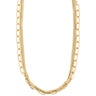 Pilgrim Pause Gold Cable & Curb Chain Necklace