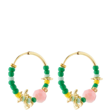 Pilgrim Pause Gold Hoop Earrings