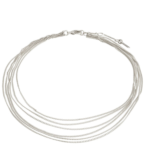 Pilgrim Pause Silver Ankle Chain