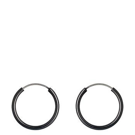 Pilgrim Sanne Hematite Small Hoop Earrings