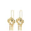 Pilgrim Smile Gold Drop Earrings