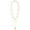 Pilgrim Smile Gold Layered Necklace