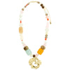 Pilgrim Smile Statement Bead & Freshwater Pearl Necklace