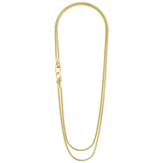 Pilgrim Solidarity Gold Snake Chain Necklace