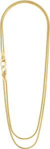 Pilgrim Solidarity Gold Snake Chain Necklace