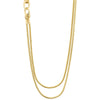 Pilgrim Solidarity Gold Snake Chain Necklace