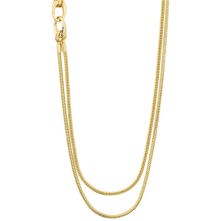 Pilgrim Solidarity Gold Snake Chain Necklace